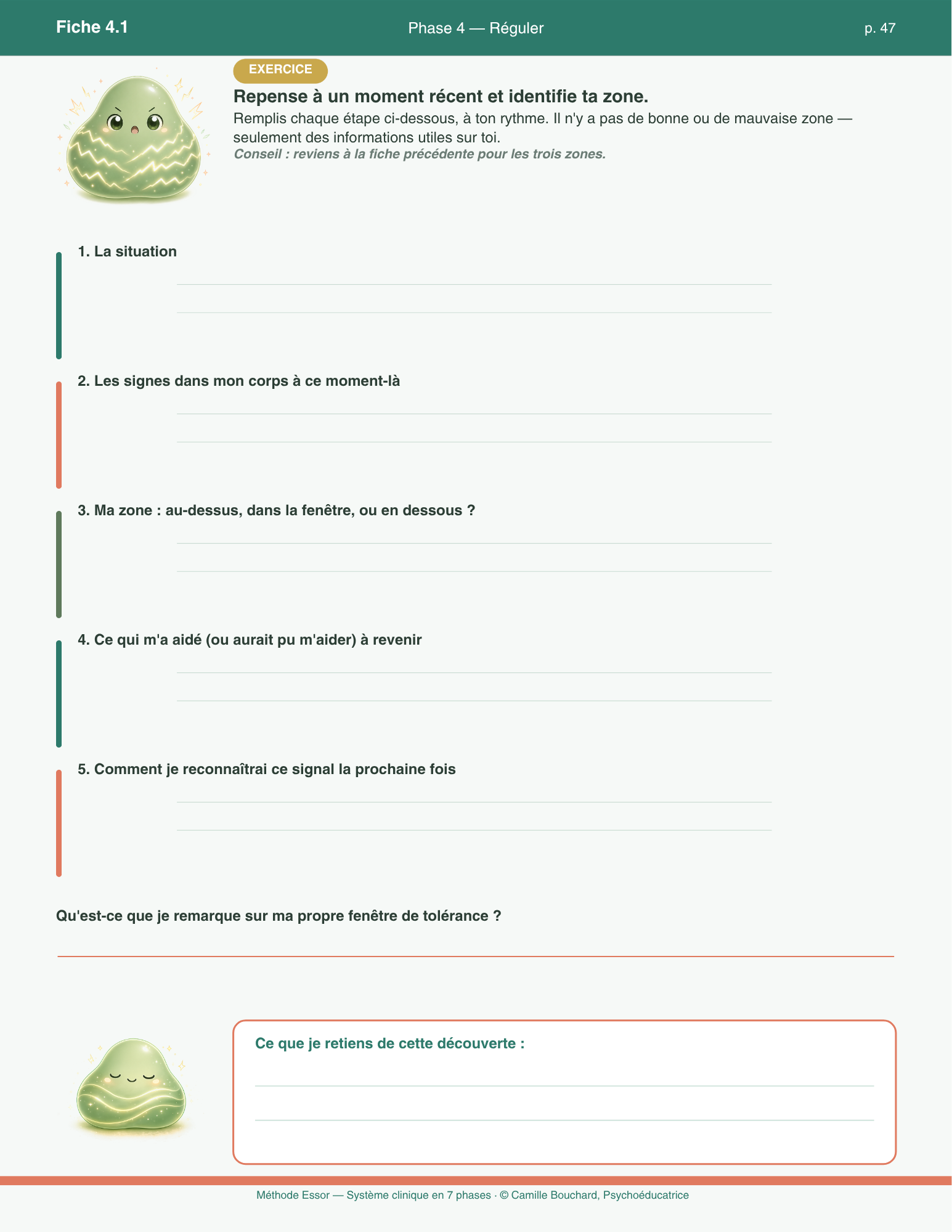 Fiche Phase 04 — Réguler